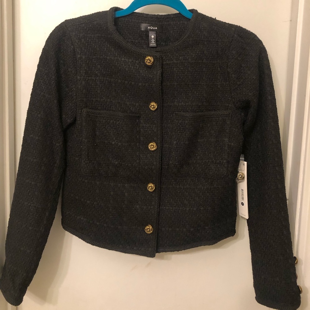 Black Short Jacket Aqua Brand XS